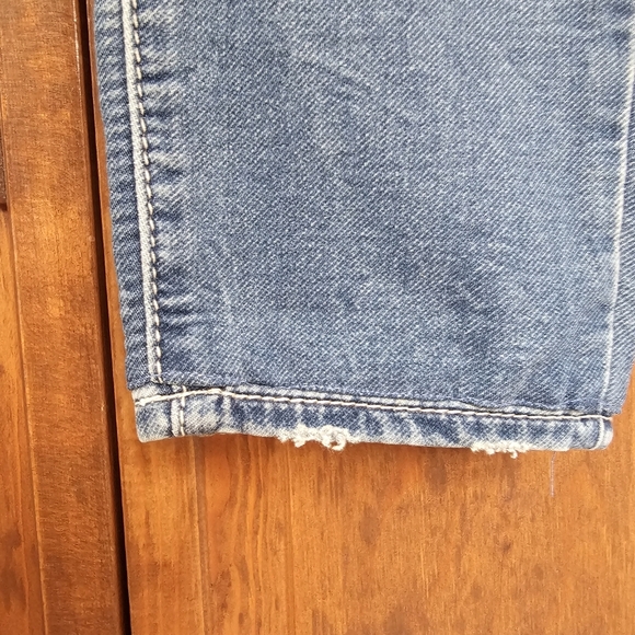 Silver Jeans Co. Aiko High Skinny Jeans W32 Medium Wash Distressed - Picture 6 of 16